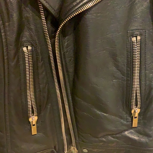 Lamb leather balenciaga leather jacket - Picture 2 of 4